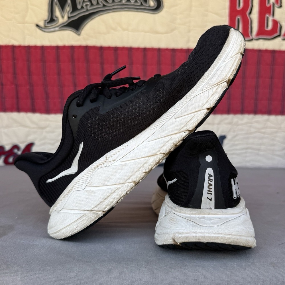 Size 8.5 - Hoka One One HOKA Arahi 7 Black White W - Picture 12 of 12